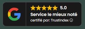 Certifié par Trustindex